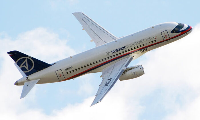 В России зафиксированы проблемы с самолетом Sukhoi Superjet-100